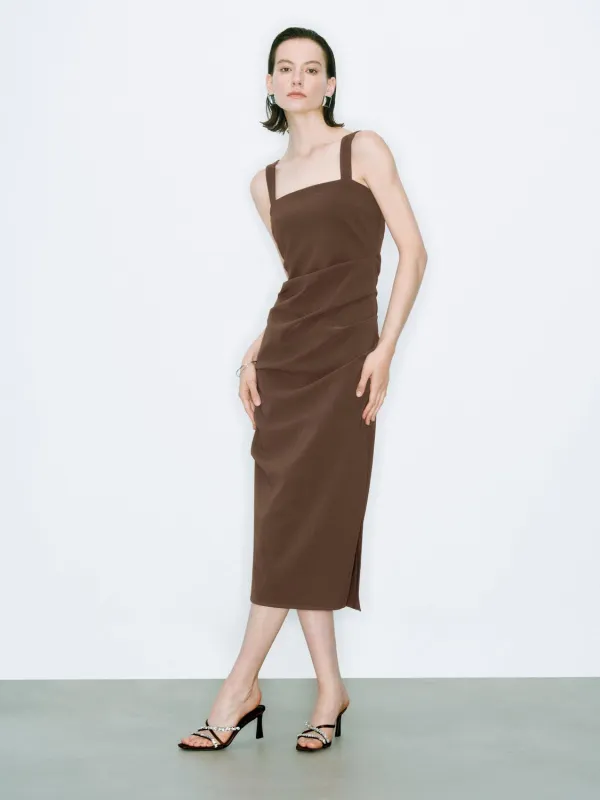 Wide Strap Skinny-Fit Maxi Dresses sold by Urban Revivo