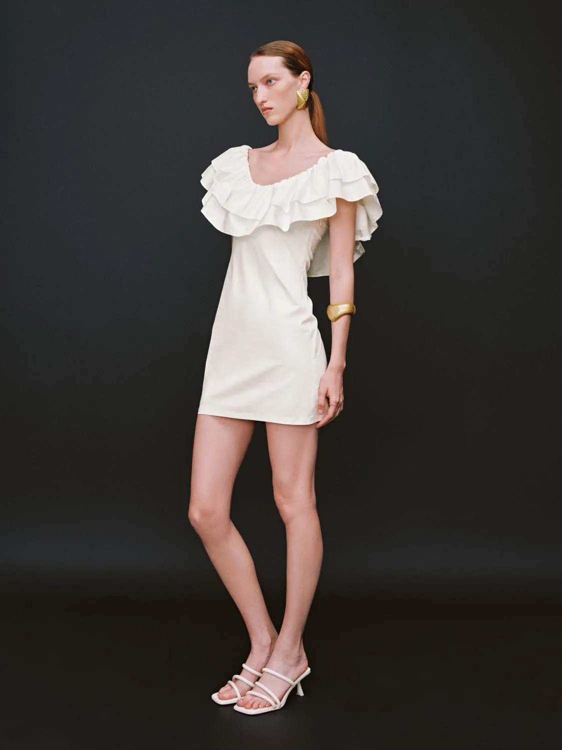 Ruffle Skinny-Fit Dresses sold by Urban Revivo product image thumbnail 5