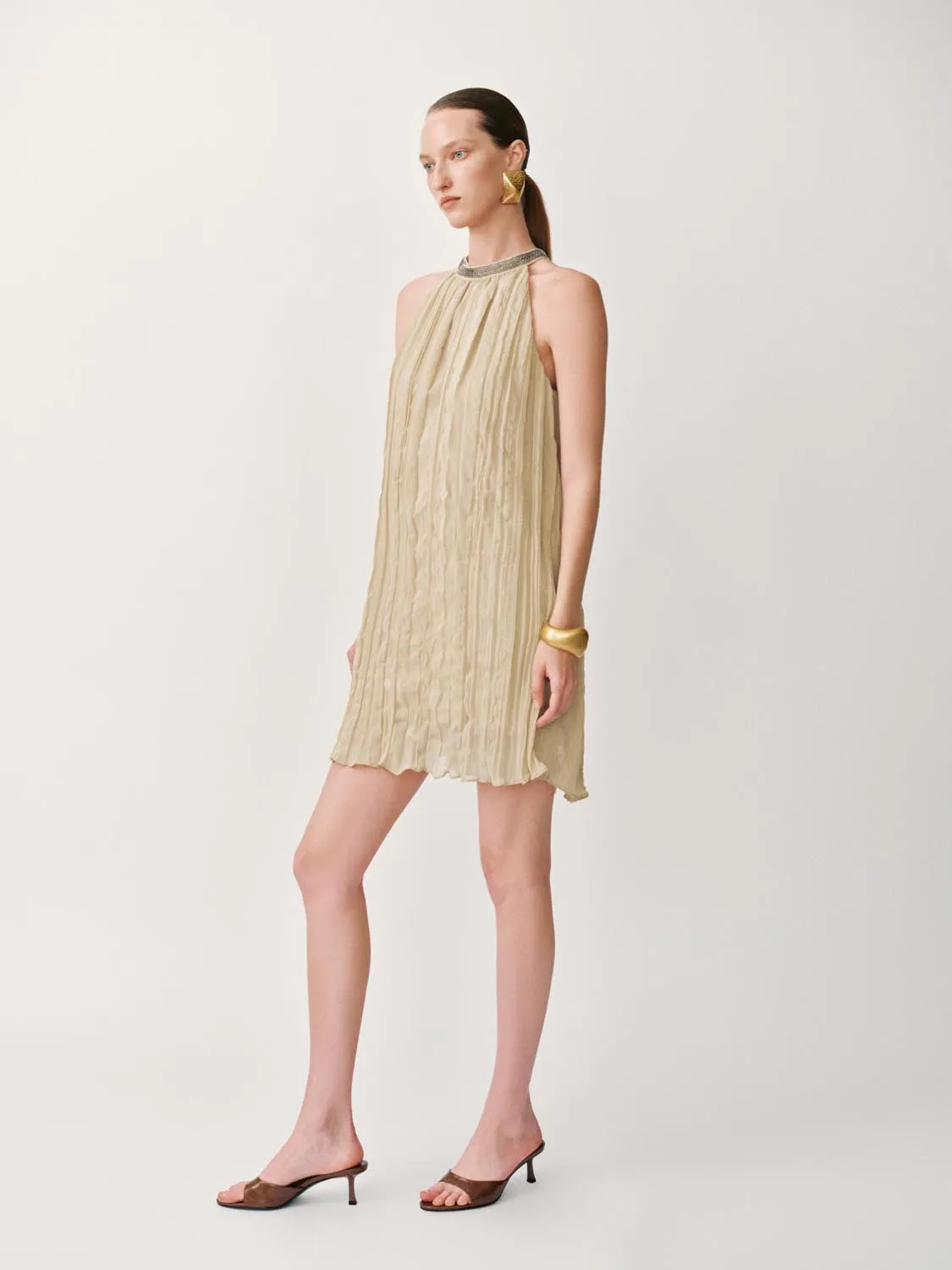 Halter Neck Loose A-Line Dresses sold by Urban Revivo product image thumbnail 5