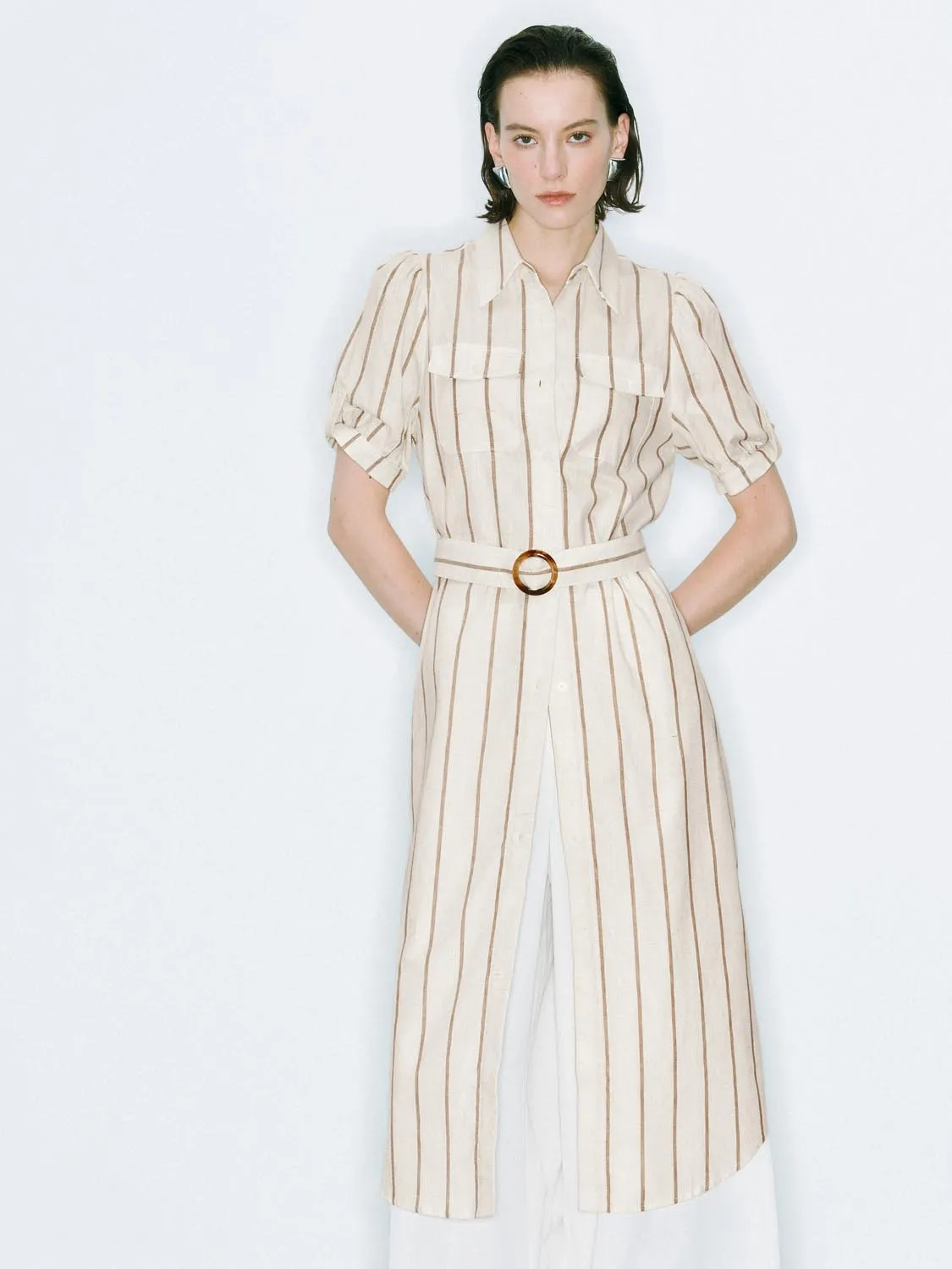 Striped Skater Maxi Dresses sold by Urban Revivo product image thumbnail 4