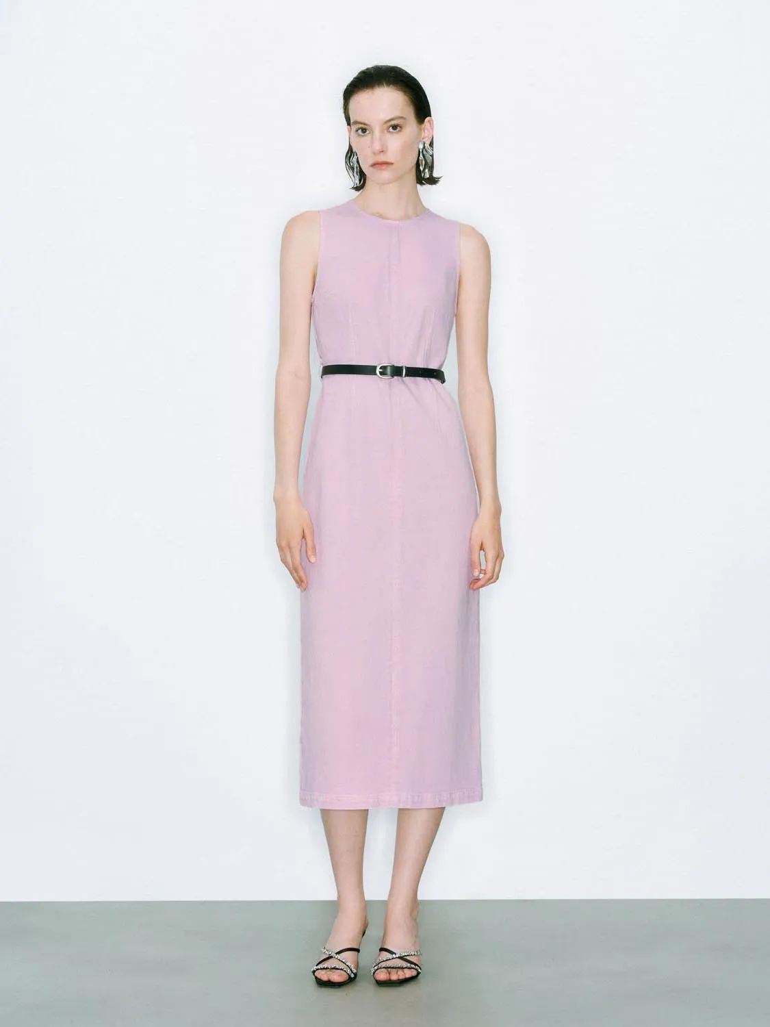 Denim Belted Dresses sold by Urban Revivo