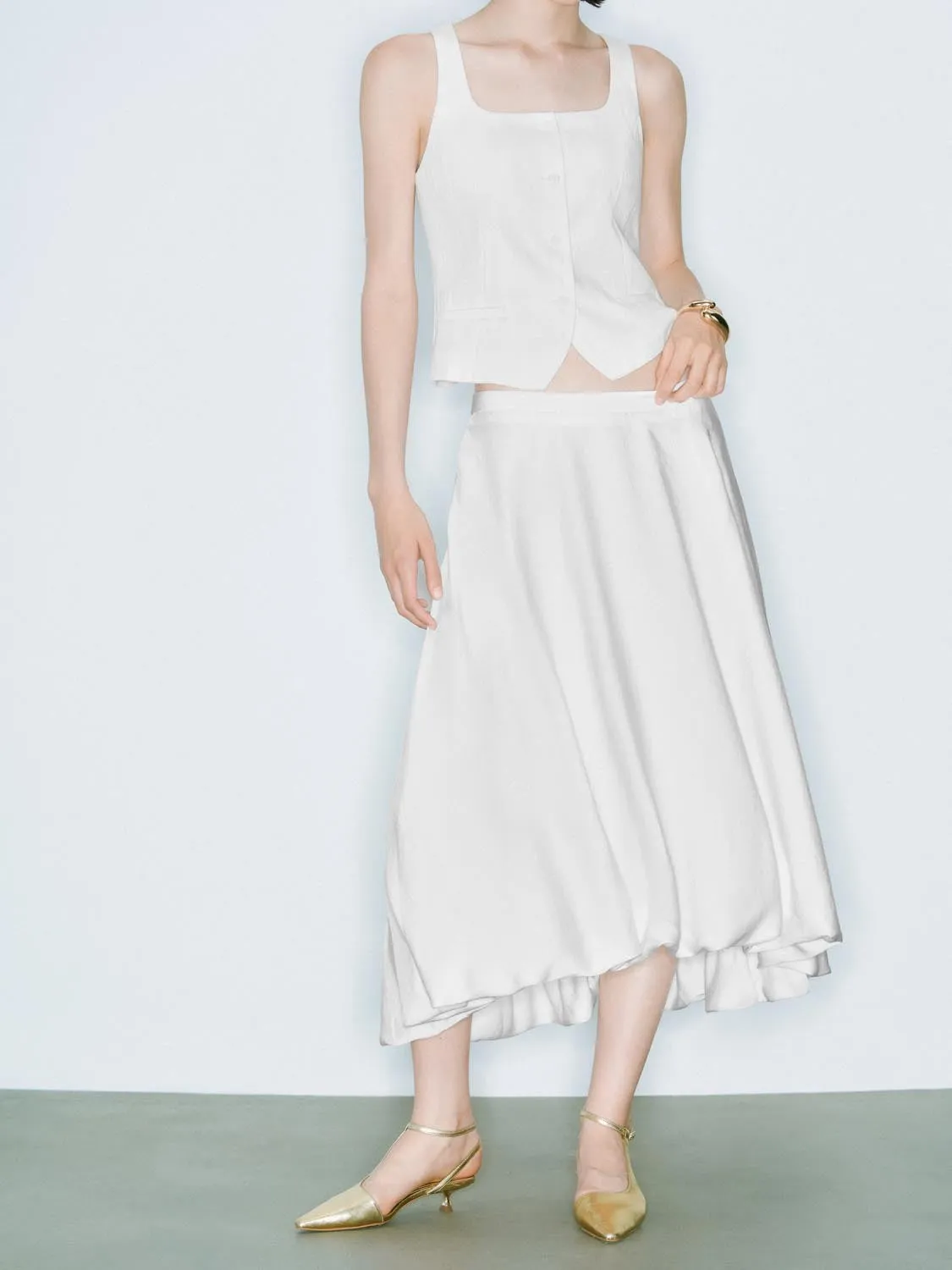 Balloon A-Line Skirts sold by Urban Revivo product image thumbnail 2