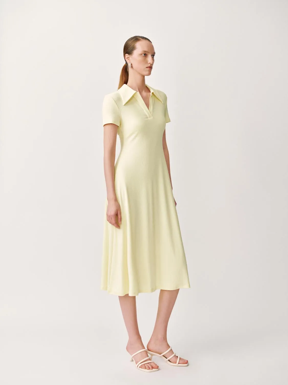 Lapel A-Line Maxi Dresses sold by Urban Revivo product image thumbnail 5