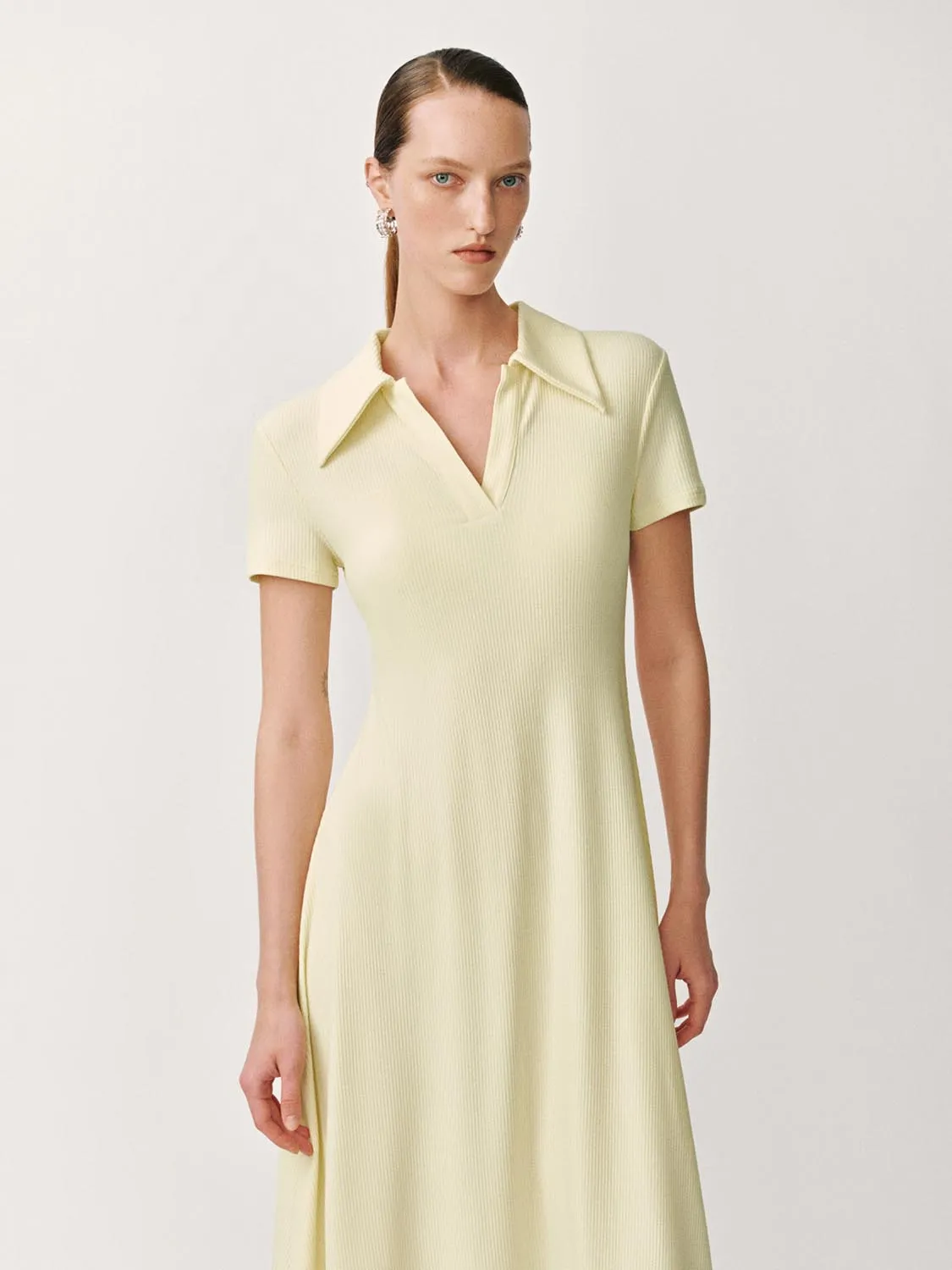 Lapel A-Line Maxi Dresses sold by Urban Revivo product image thumbnail 4