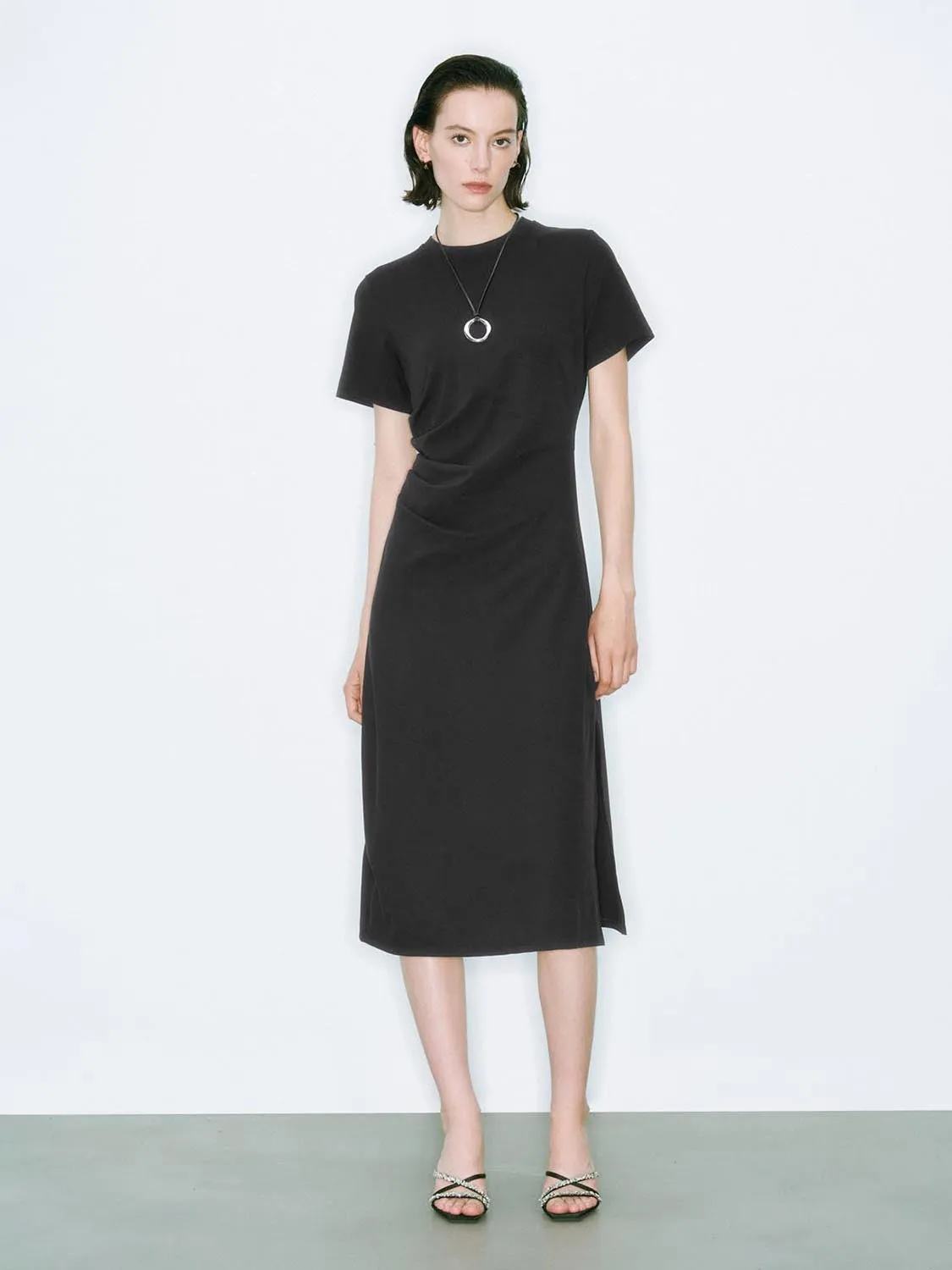 Ruched A-Line Maxi Dresses sold by Urban Revivo