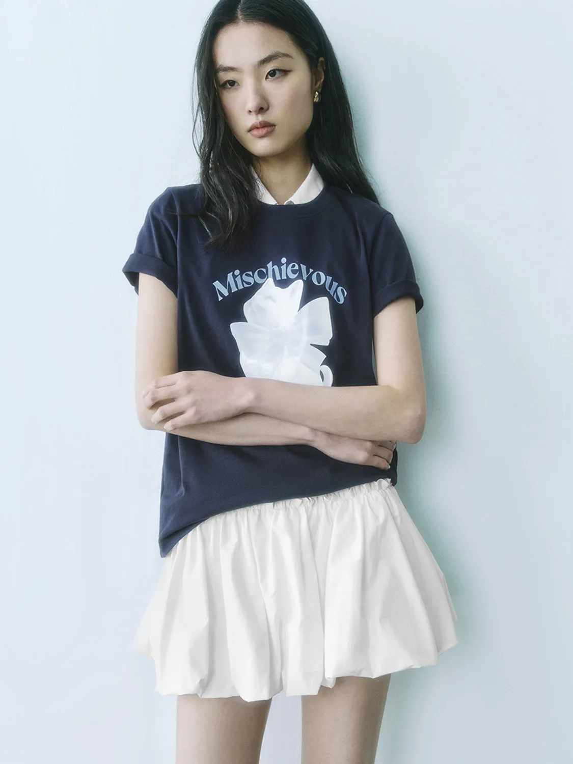 Printed Short Sleeve T-Shirts sold by Urban Revivo product image thumbnail 5