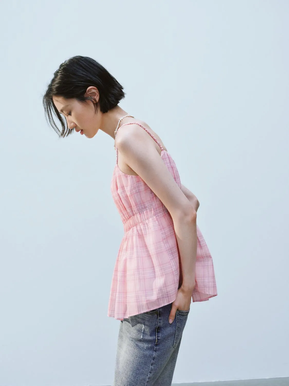 Plaid Cami Tops sold by Urban Revivo product image thumbnail 2