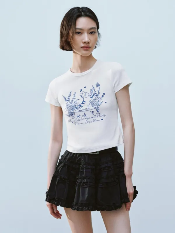 Cropped T-Shirts sold by Urban Revivo