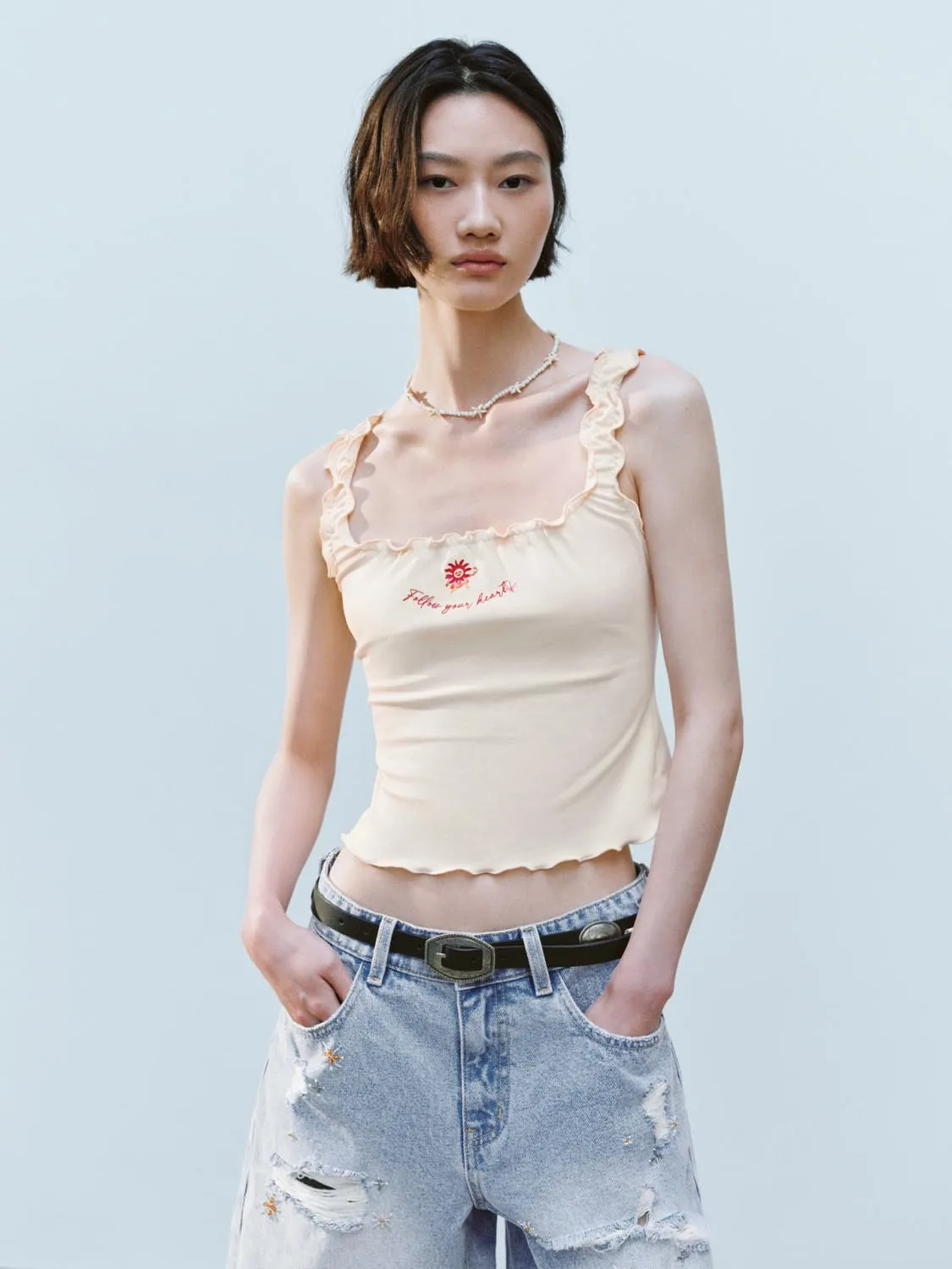 Lettuce Hem Tank Tops sold by Urban Revivo