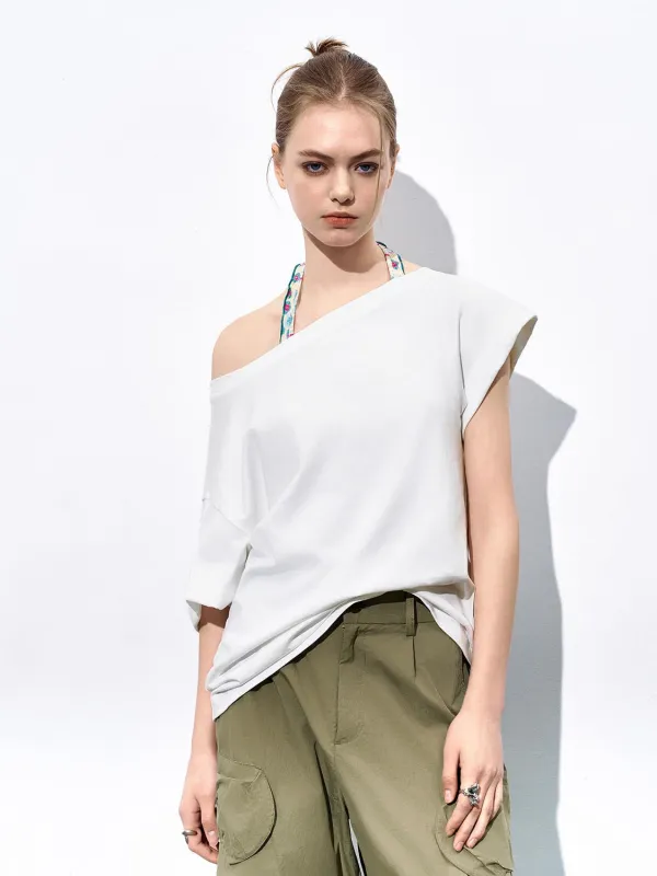 One Shoulder T-Shirts sold by Urban Revivo