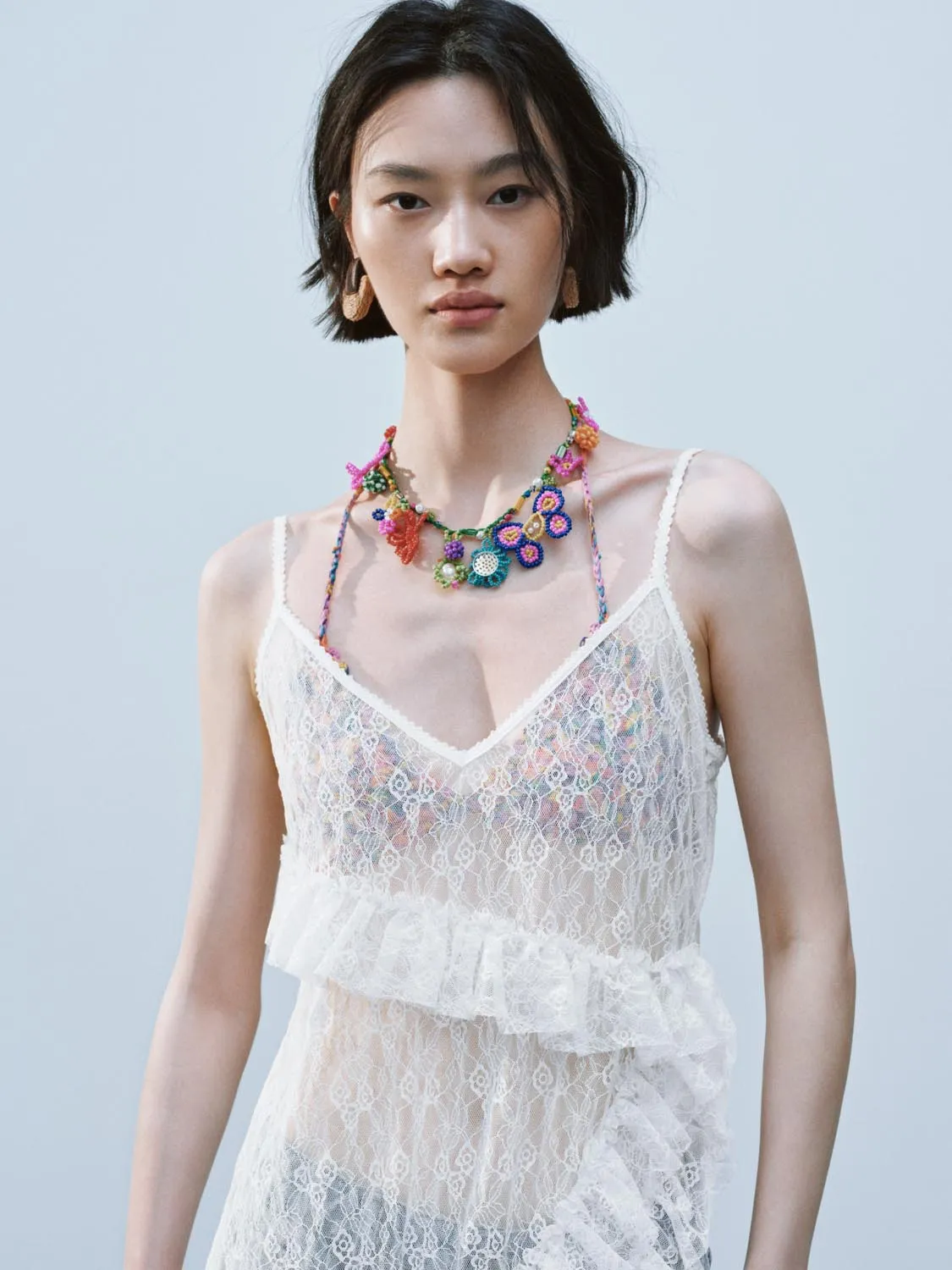 Camisole Frilled Straight Dresses sold by Urban Revivo product image thumbnail 3
