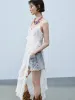 Camisole Frilled Straight Dresses sold by Urban Revivo