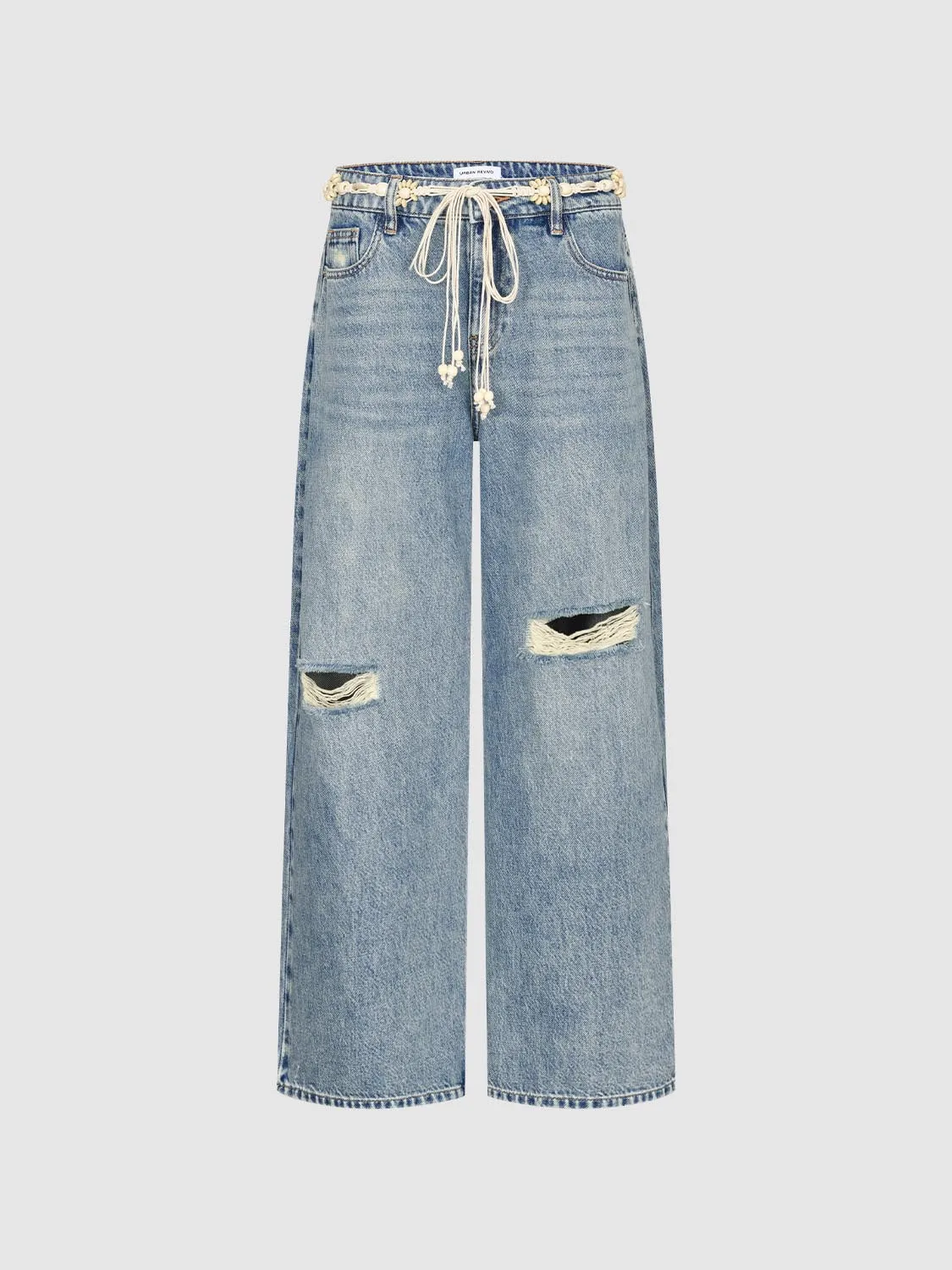Ripped Denim Jeans sold by Urban Revivo