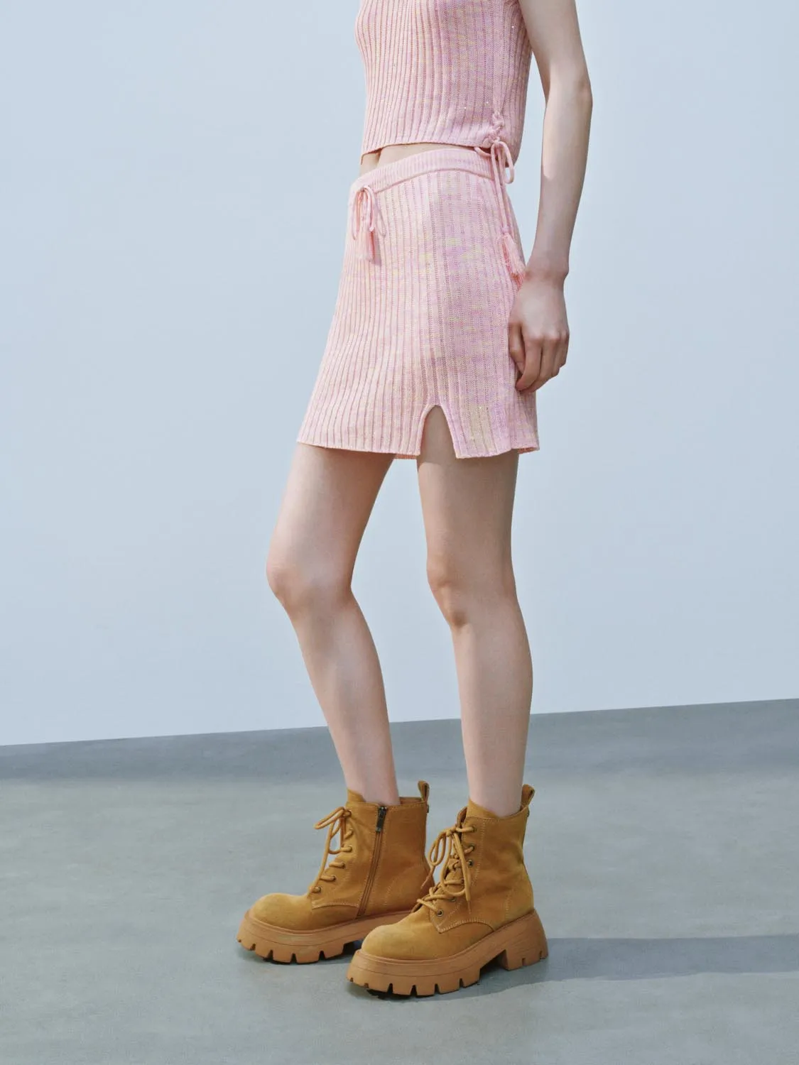 Rib Knitted Mini Skirts sold by Urban Revivo product image thumbnail 3