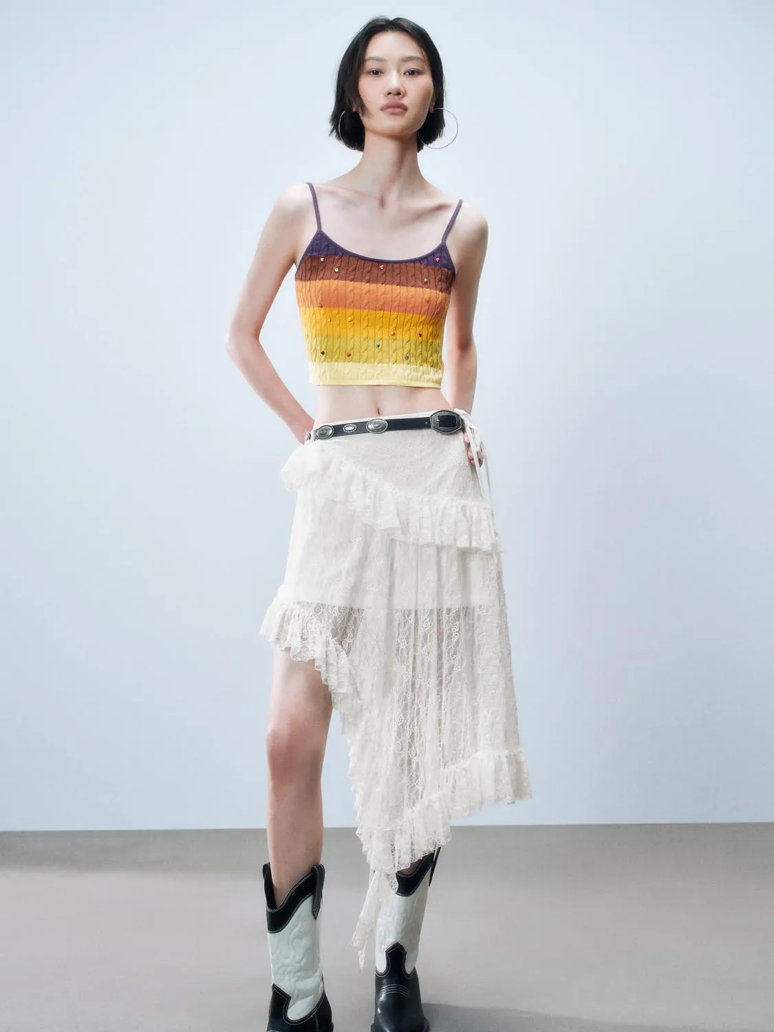 Cable Knitted Cami Tops sold by Urban Revivo product image thumbnail 5