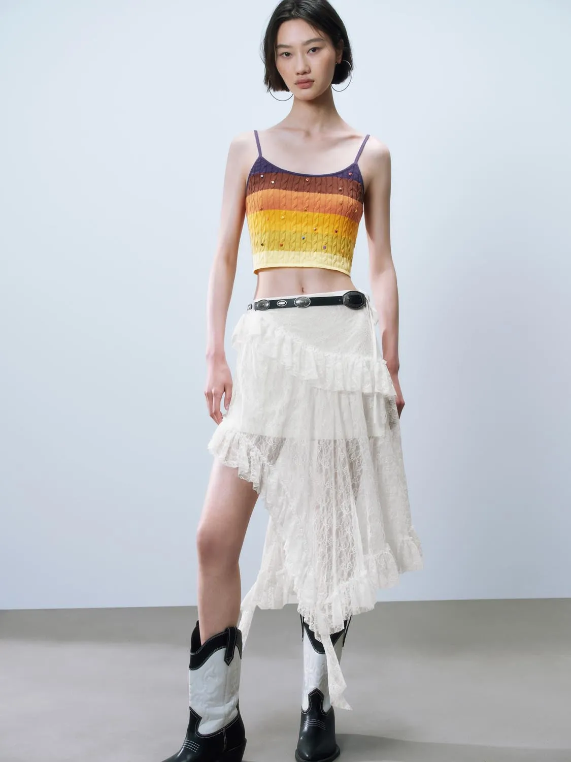 Cable Knitted Cami Tops sold by Urban Revivo product image thumbnail 4