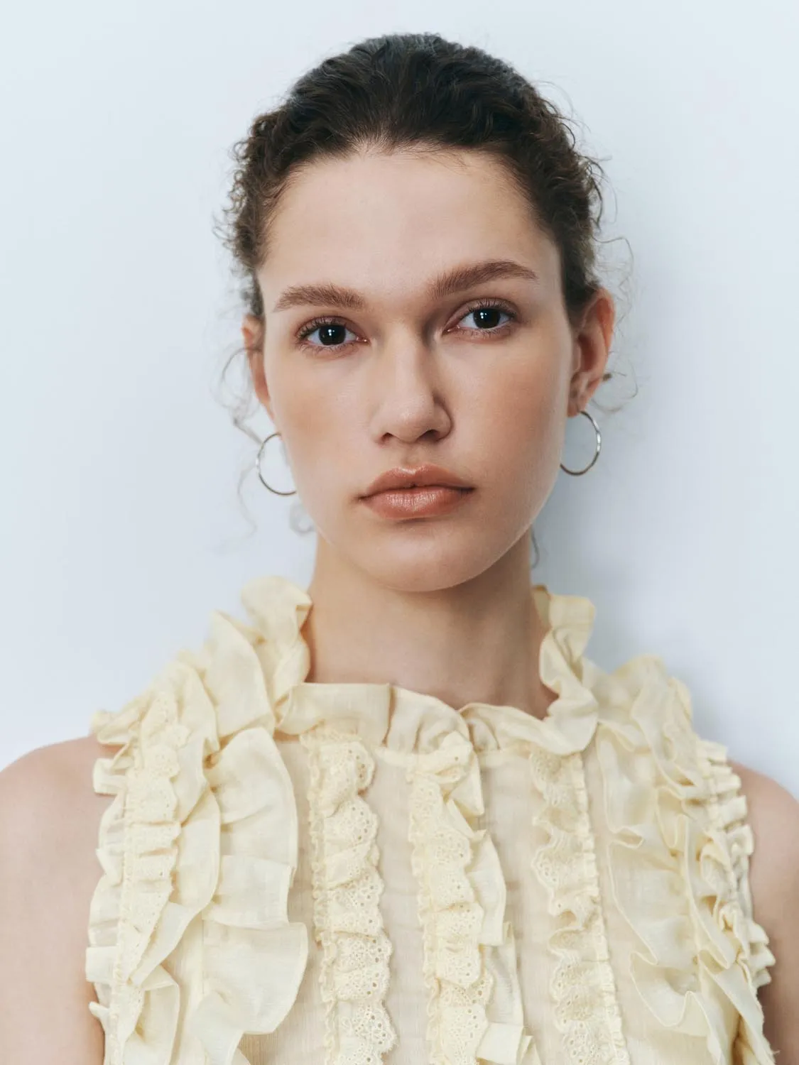 Ruffle Sleeveless Shirts sold by Urban Revivo product image thumbnail 3
