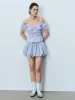 Off Shoulder Plaid Blouses sold by Urban Revivo