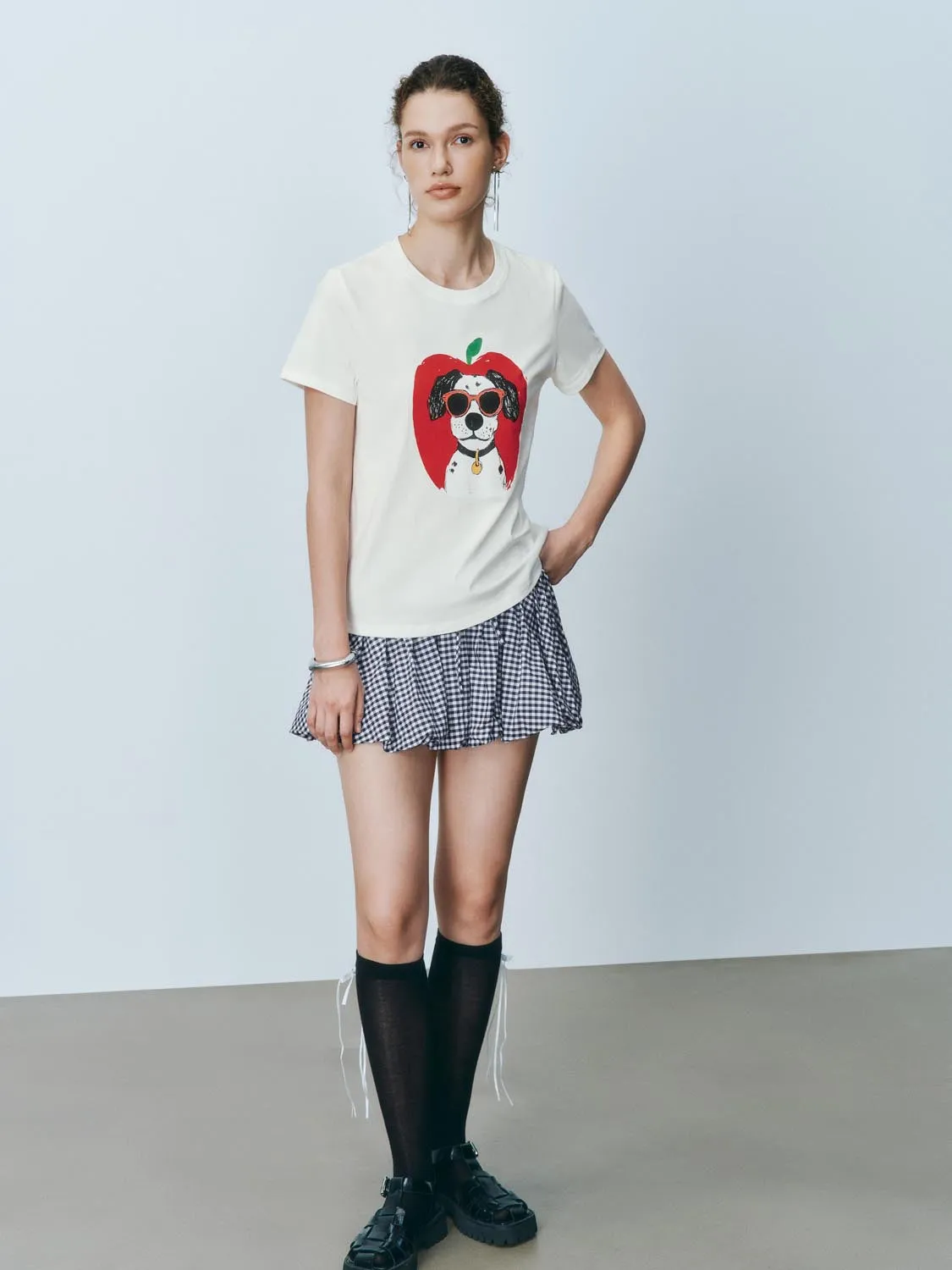 Printed Short Sleeve T-Shirts sold by Urban Revivo product image thumbnail 5