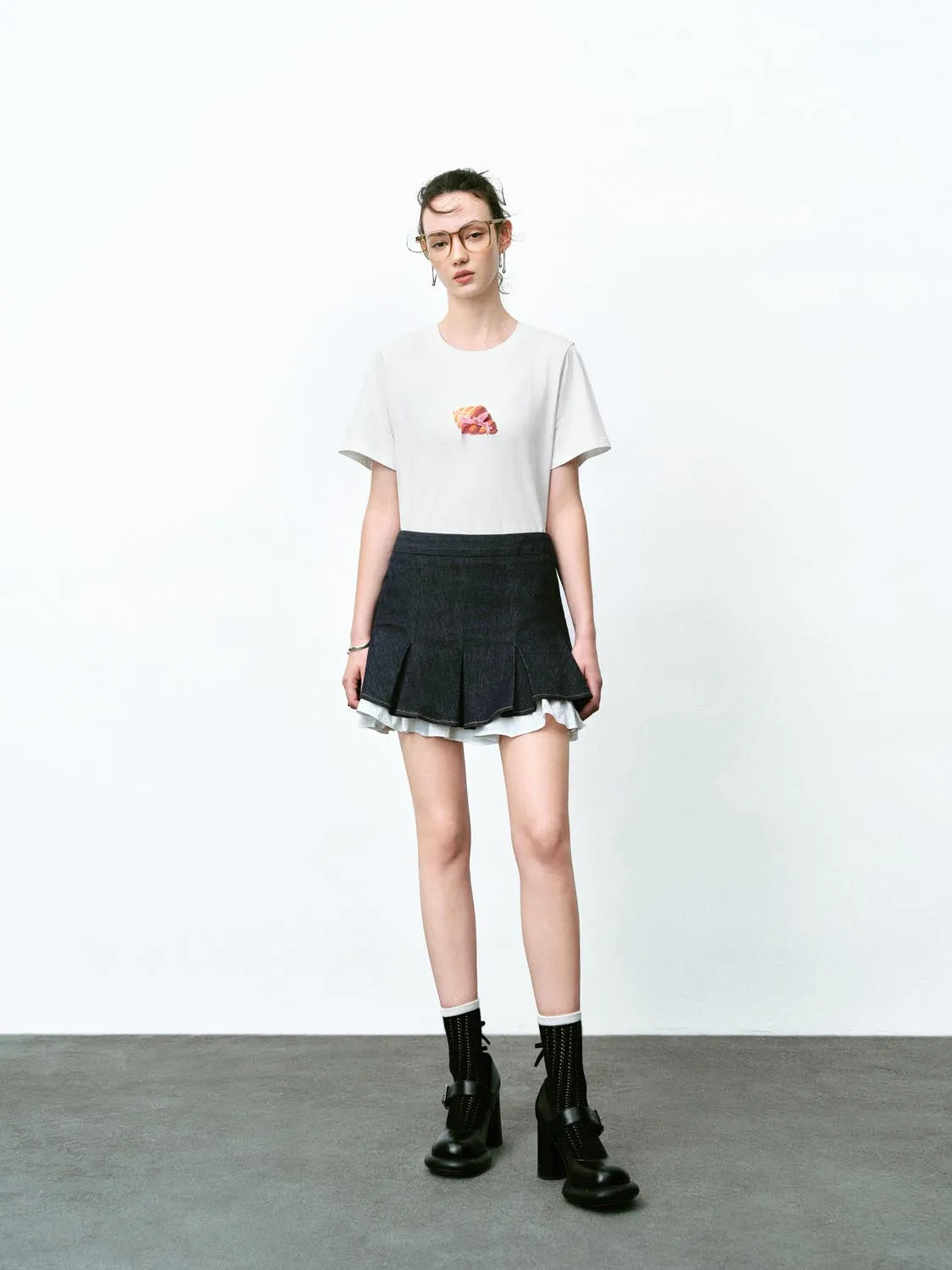 Printed Short Sleeve T-Shirts sold by Urban Revivo product image thumbnail 4