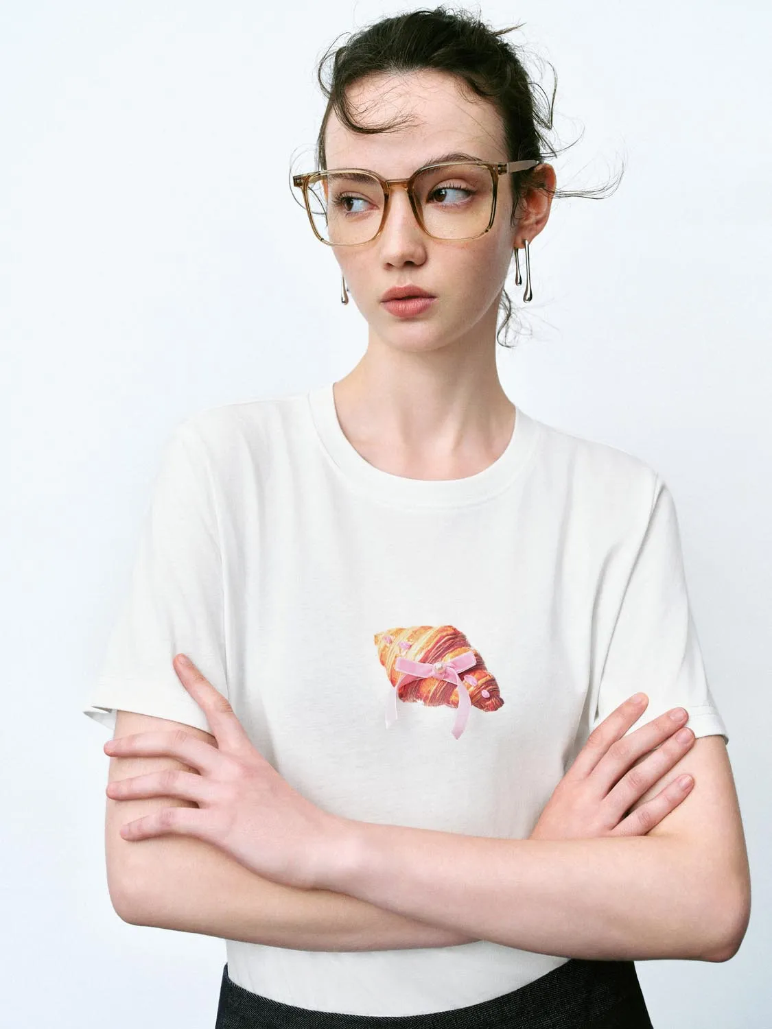 Printed Short Sleeve T-Shirts sold by Urban Revivo product image thumbnail 2