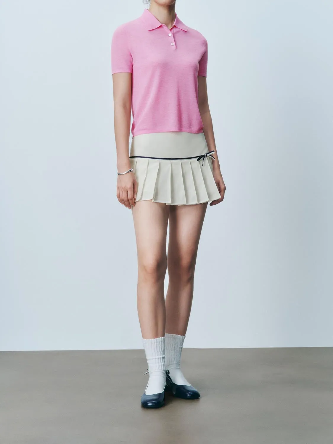 Pleated A-Line Mini Skirts sold by Urban Revivo product image thumbnail 2