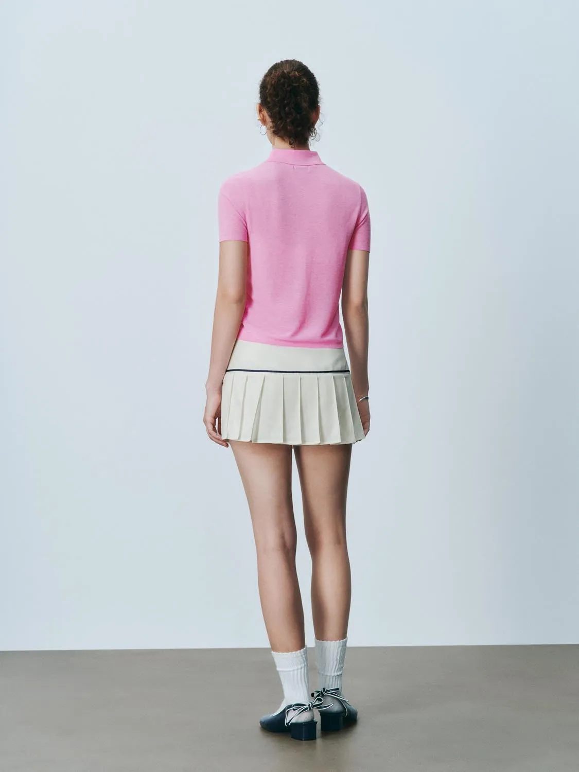 Pleated A-Line Mini Skirts sold by Urban Revivo product image thumbnail 4