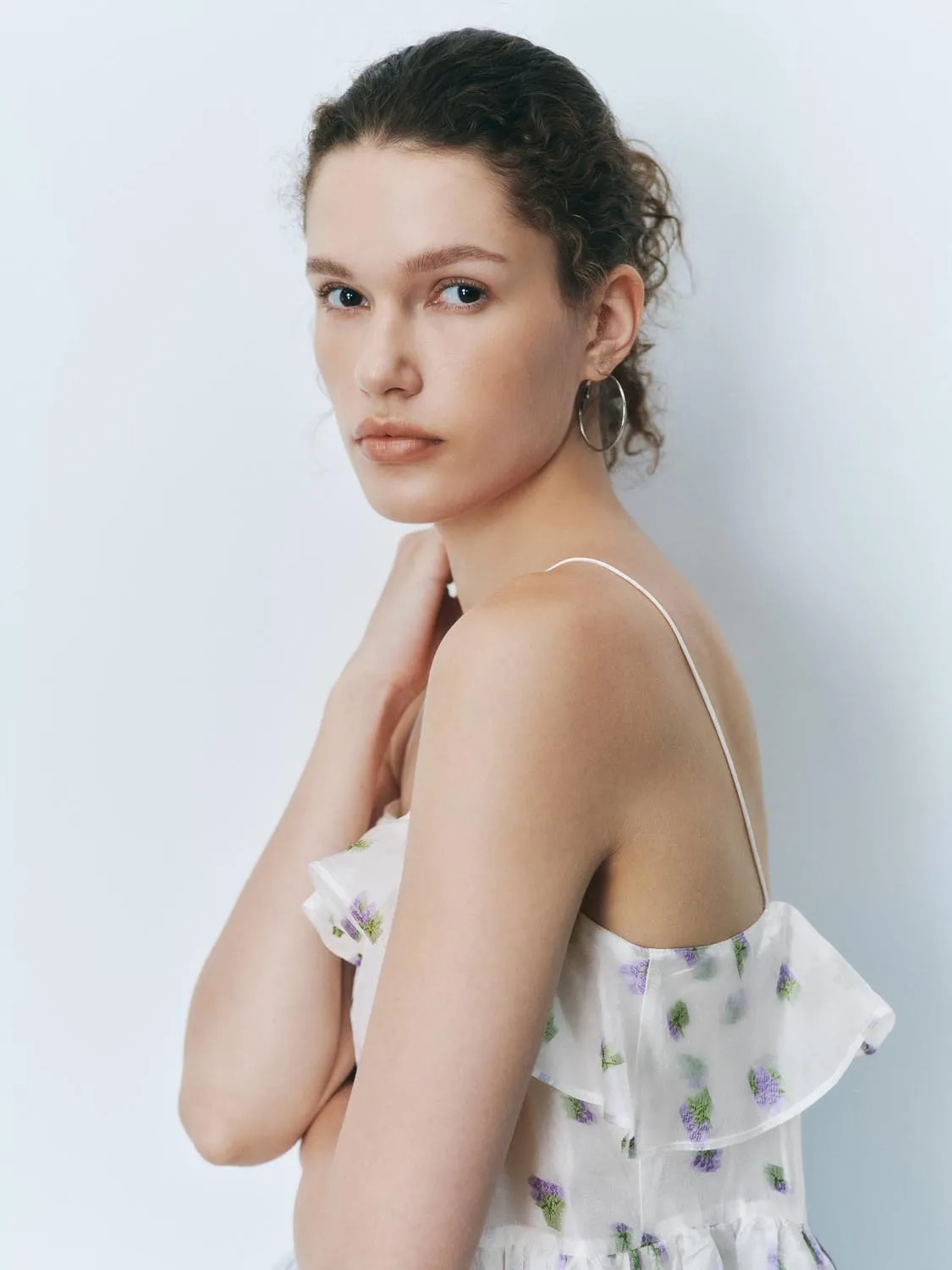 Floral Ruffle A-Line Dresses sold by Urban Revivo product image thumbnail 3