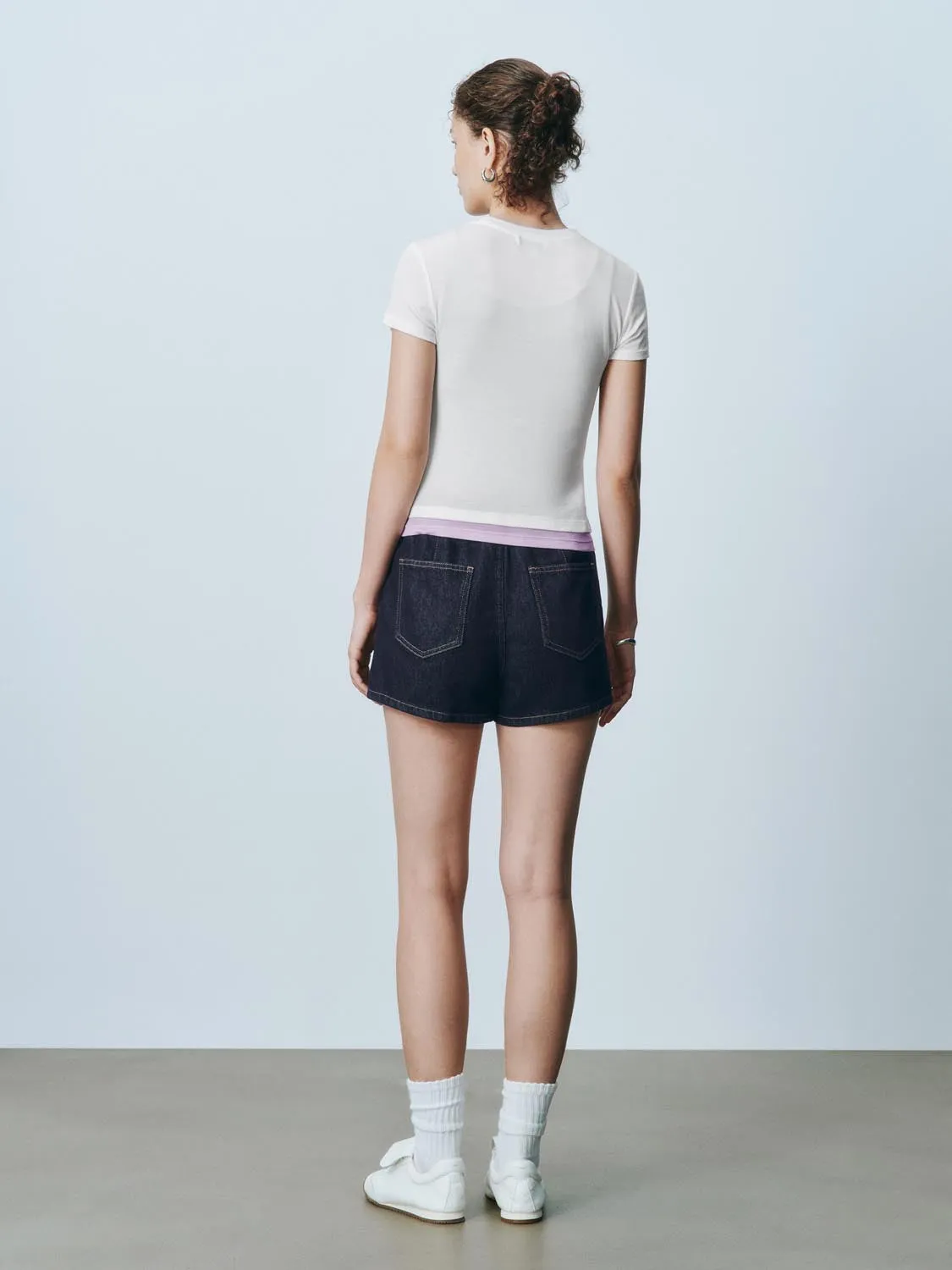 Urban Denim Shorts sold by Urban Revivo product image thumbnail 4