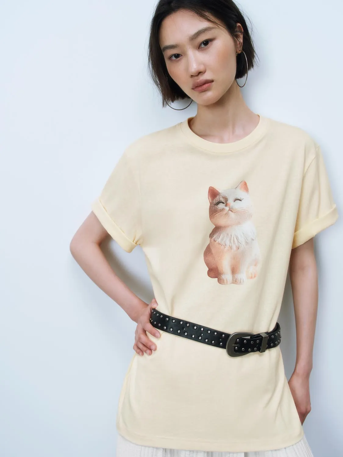 Short Sleeve T-Shirts sold by Urban Revivo product image thumbnail 2