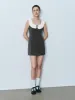 Peter Pan Collar Sleeveless Dress sold by Urban Revivo