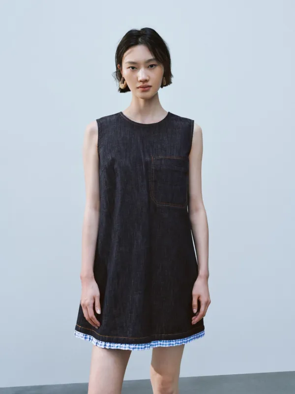 Sleeveless Denim Dresses sold by Urban Revivo