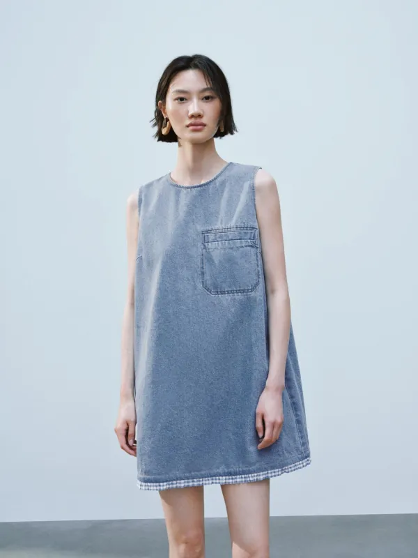 Sleeveless Denim Dresses sold by Urban Revivo