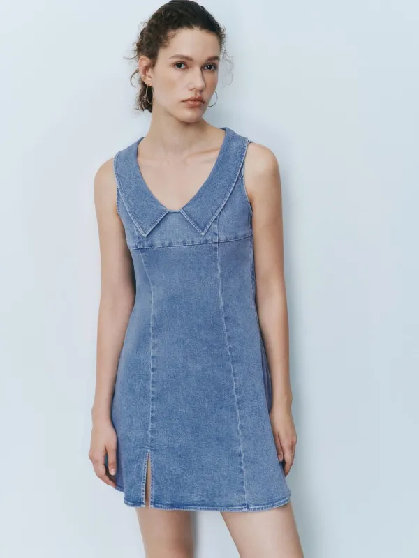 Sleeveless Denim Dresses sold by Urban Revivo