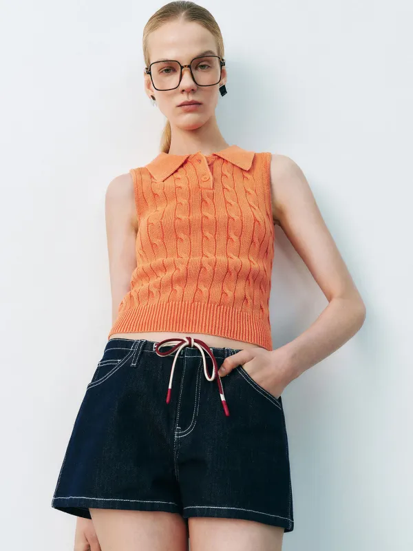 Cable Knitted T-Shirts sold by Urban Revivo