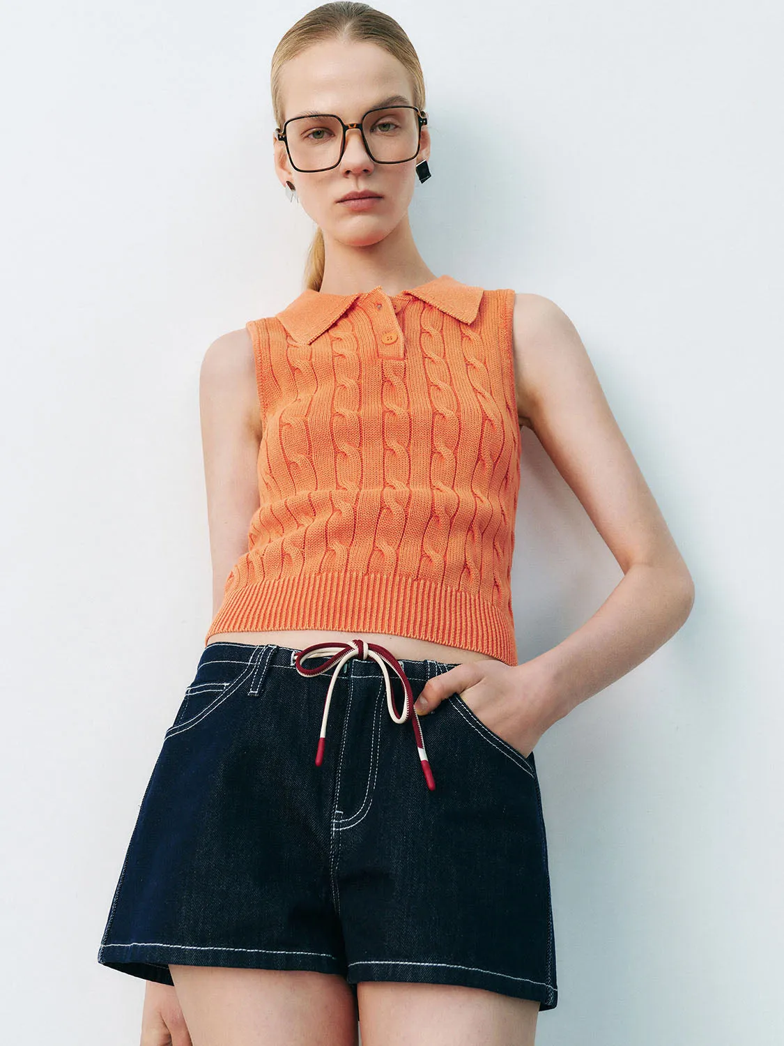 Cable Knitted T-Shirts sold by Urban Revivo