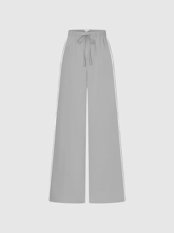 Drawstring Wide-Leg Pants sold by Urban Revivo