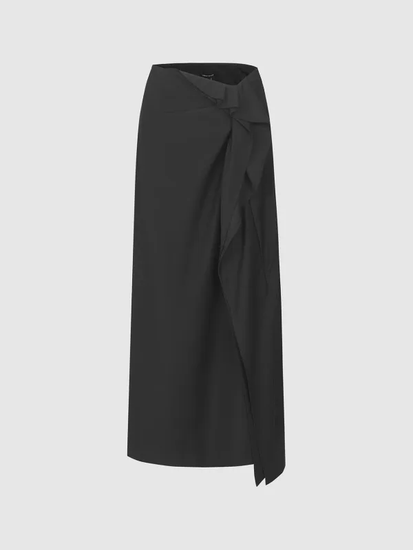 Irregular Straight Maxi Skirts sold by Urban Revivo