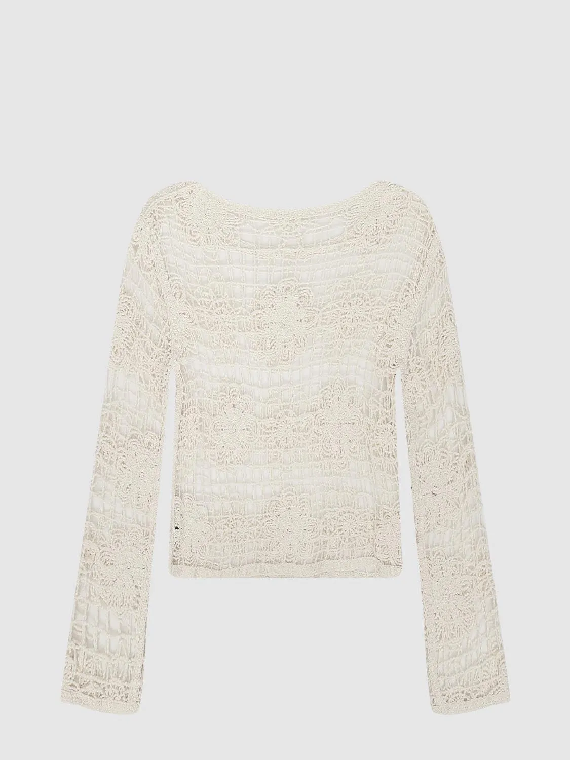 Knitted Crochet T-Shirts sold by Urban Revivo product image thumbnail 2