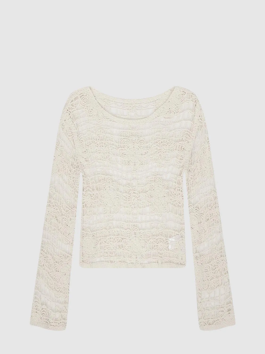 Knitted Crochet T-Shirts sold by Urban Revivo product image thumbnail 3