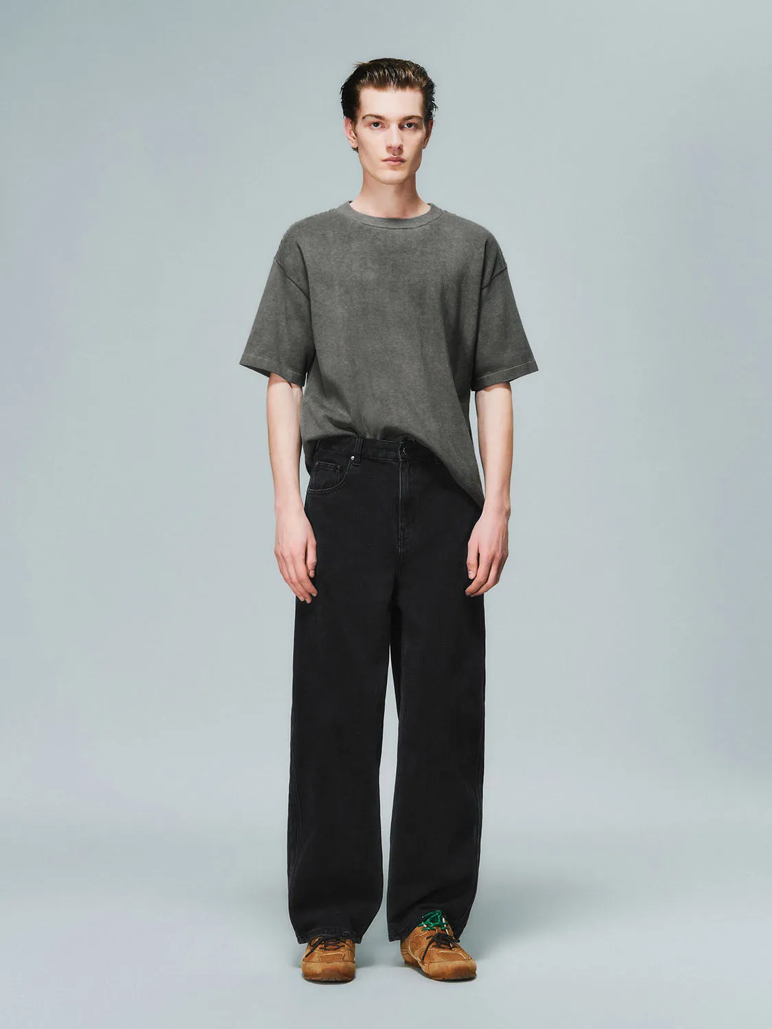 Knitted Short Sleeve T-Shirts sold by Urban Revivo product image thumbnail 3