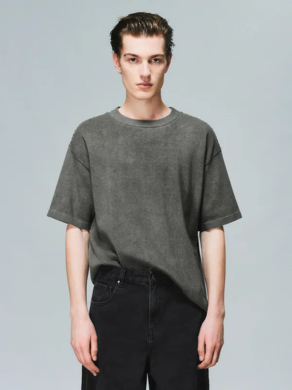 Knitted Short Sleeve T-Shirts sold by Urban Revivo