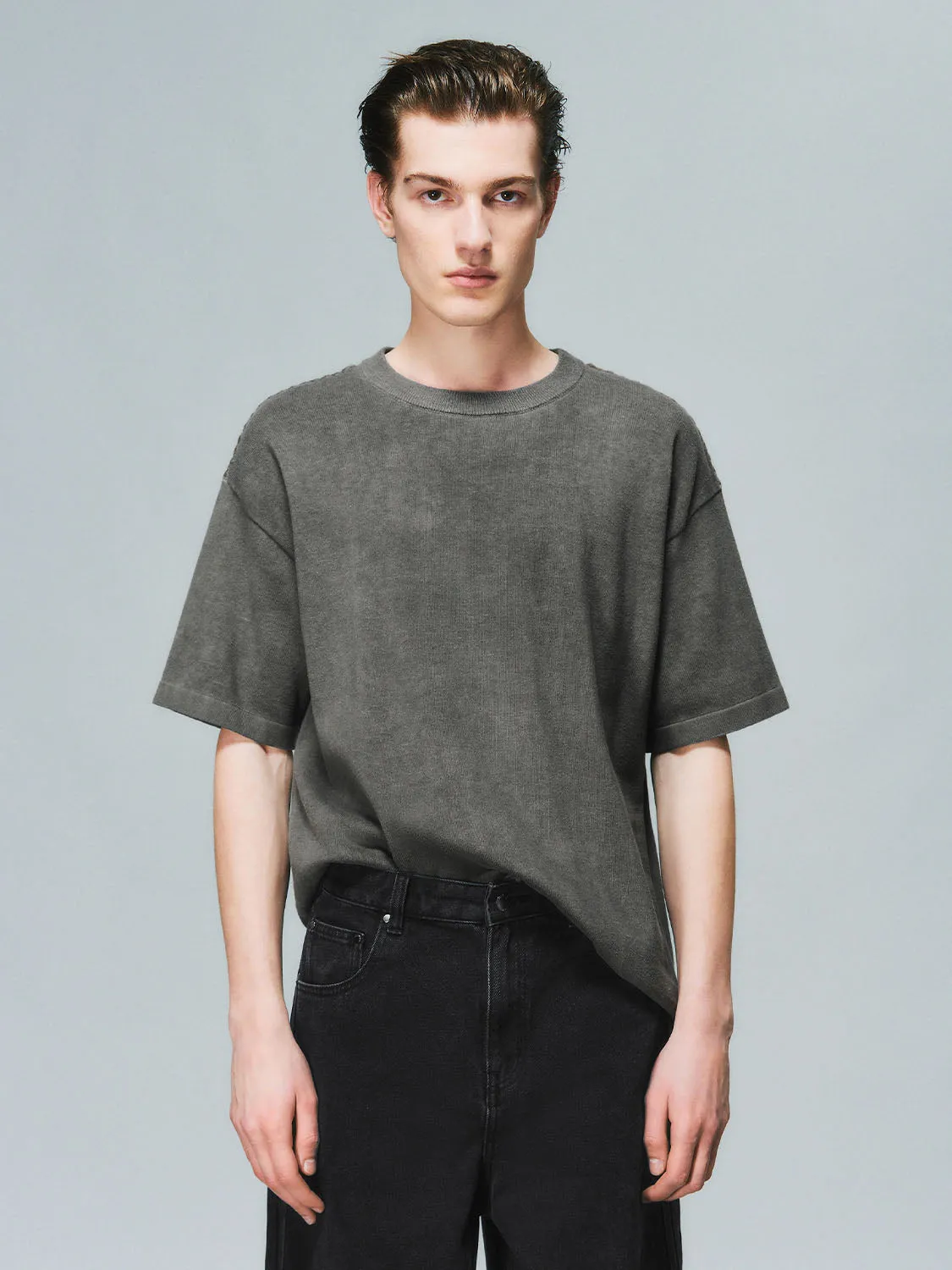 Knitted Short Sleeve T-Shirts sold by Urban Revivo