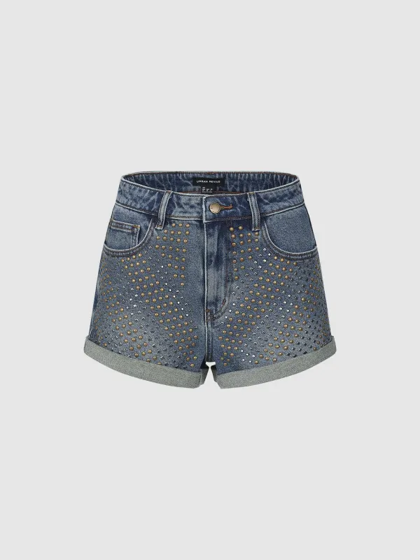 Leisure Denim Shorts sold by Urban Revivo