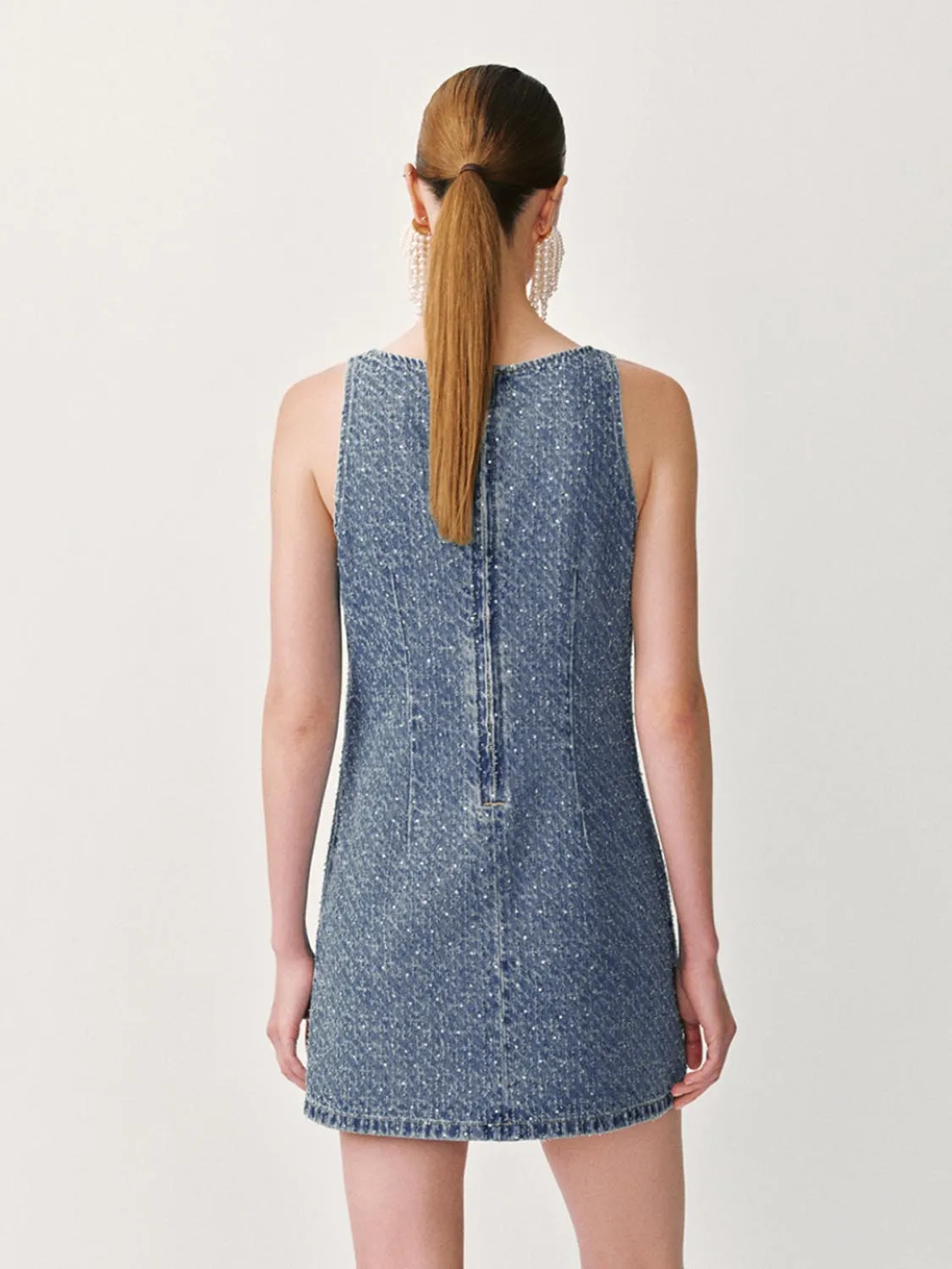 Sleeveless Denim Dresses sold by Urban Revivo product image thumbnail 2
