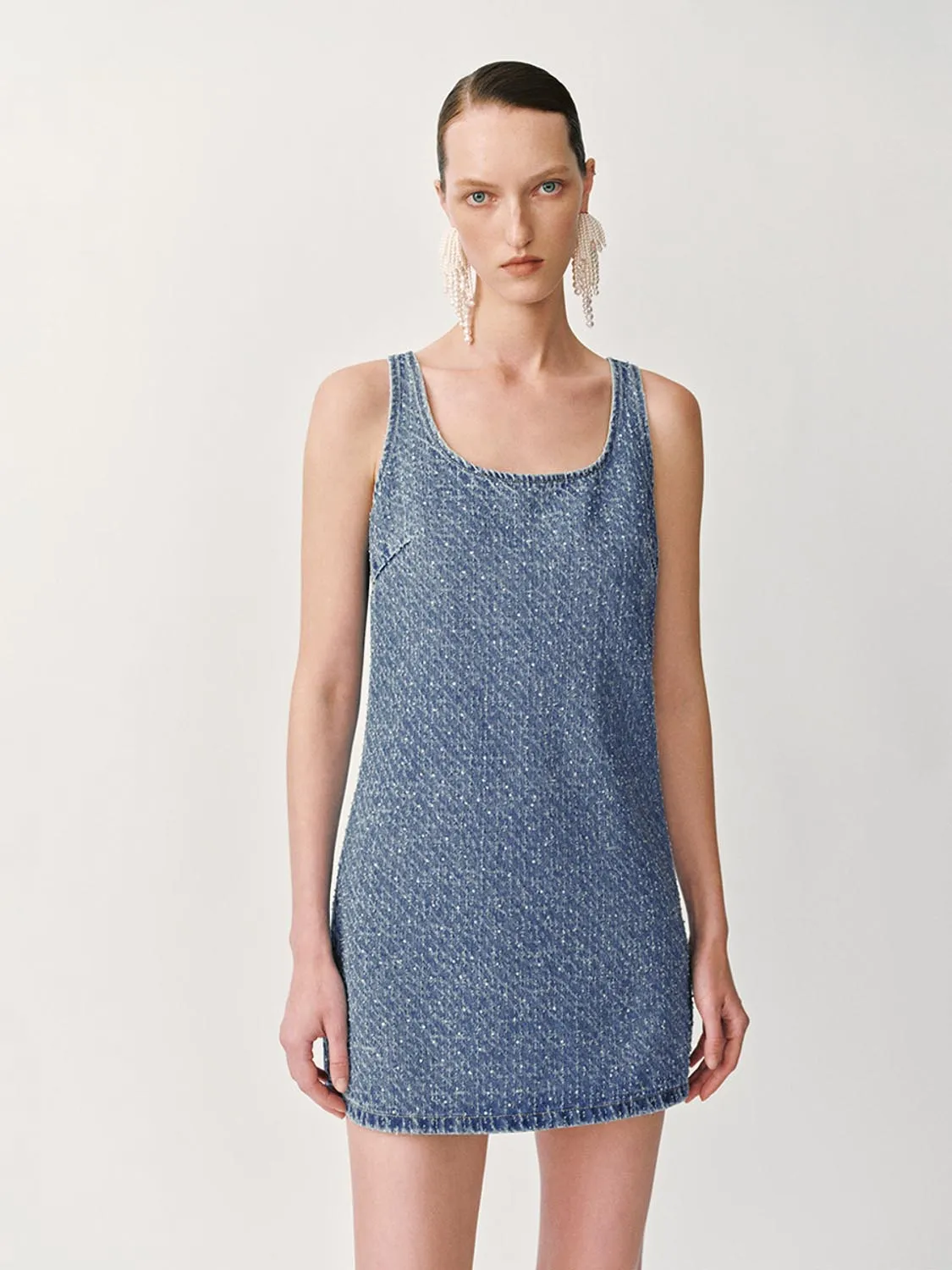 Sleeveless Denim Dresses sold by Urban Revivo