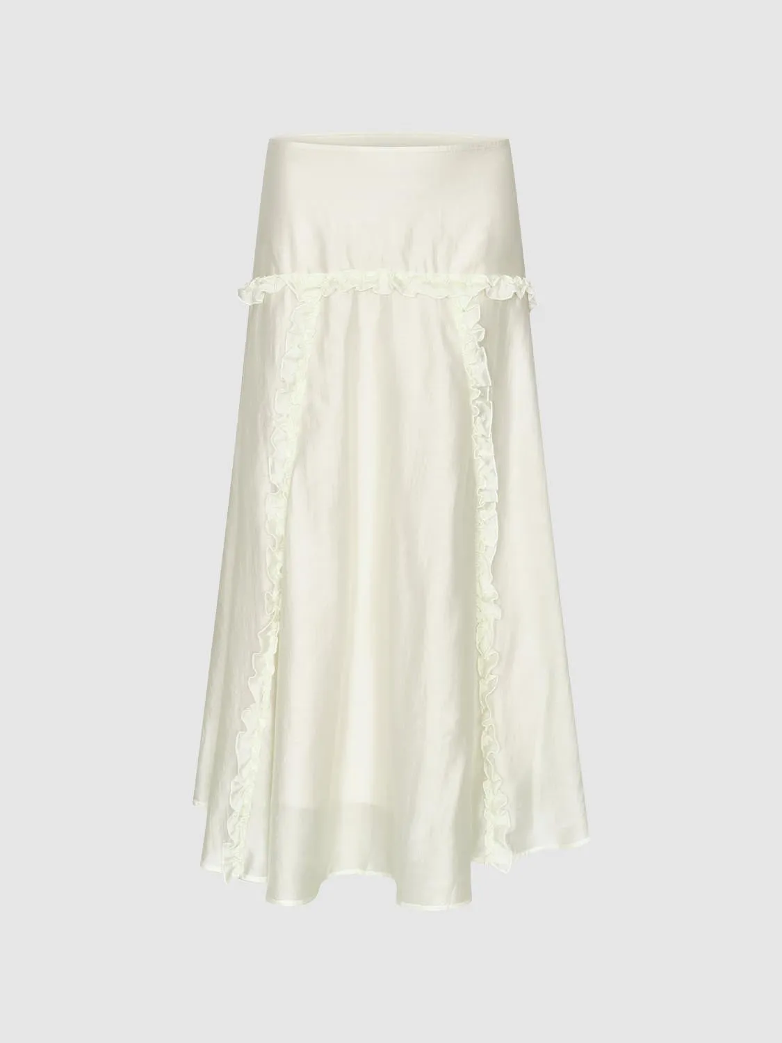 Slip Ruffle Maxi Skirts sold by Urban Revivo
