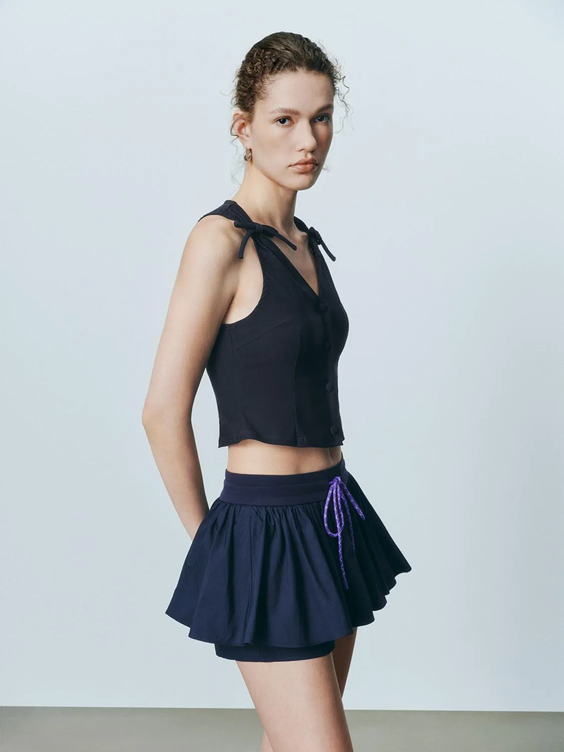 V-Neck Bow Décor Blouses sold by Urban Revivo product image thumbnail 5