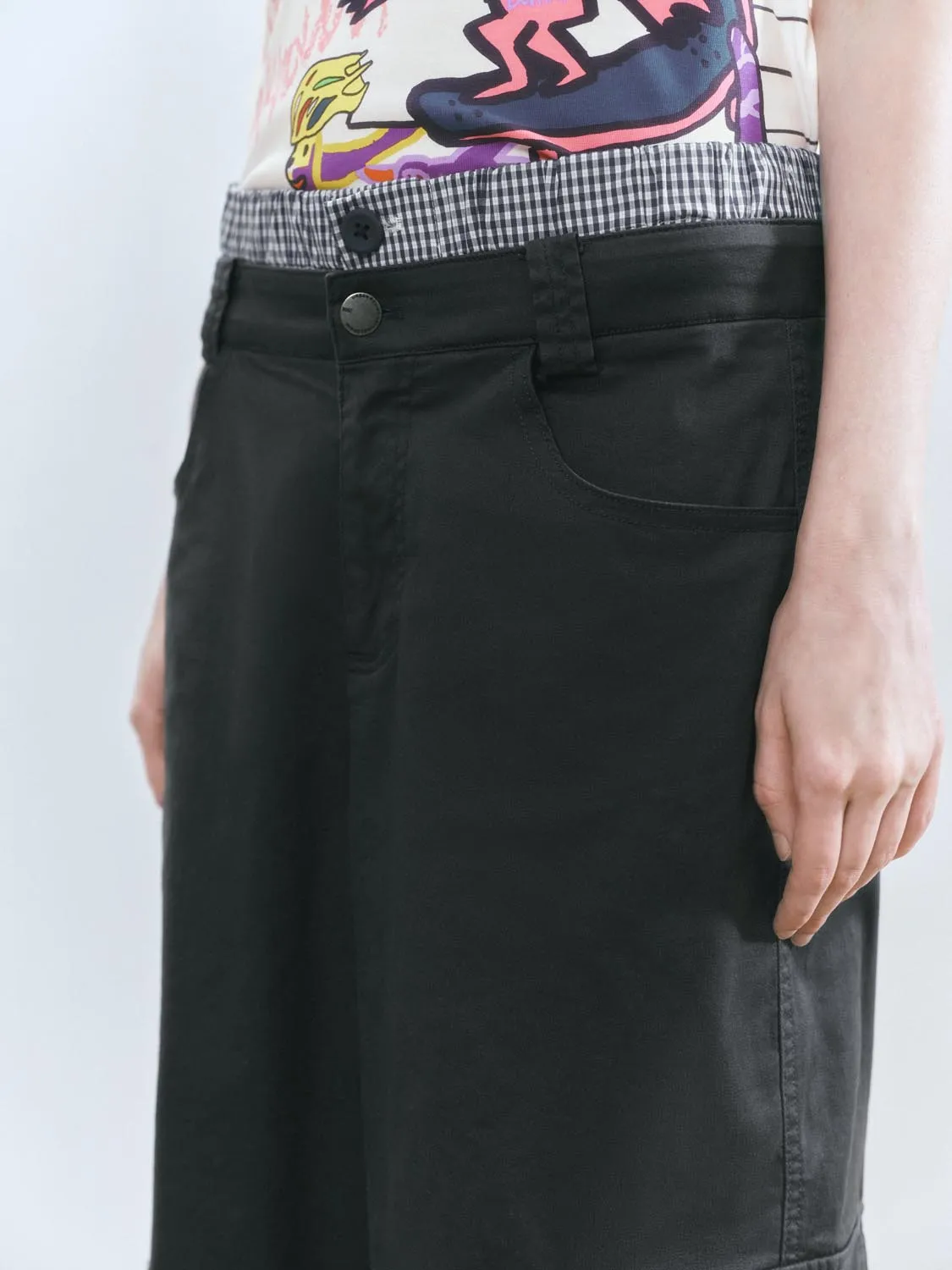 Wide-Leg Cargo Pants sold by Urban Revivo product image thumbnail 4