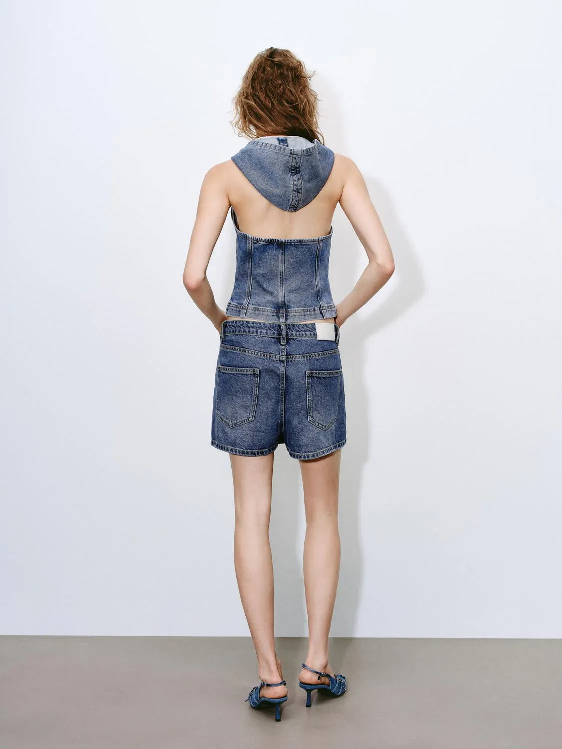 Vogue Denim Shorts sold by Urban Revivo product image thumbnail 4